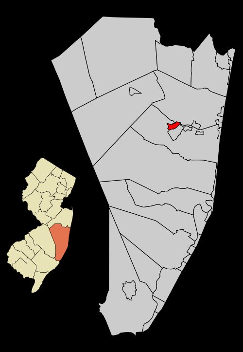 South Toms River, NJ - Archivo:Ocean County New Jersey Incorporated and Unincorporated areas South Toms